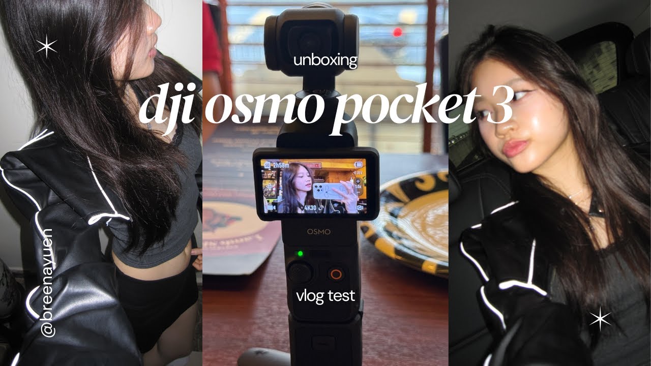 Распаковка комплекта DJI Osmo Pocket 3 Creator + тест видеоблога ₊˚⊹ ᰔ