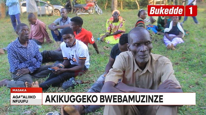 Agataliikonfuufu: Eyamegga omugagga mu gw'ettaka akiguddeko  Bamuzinzeeko nebamusiba akandooya.