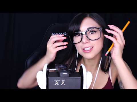 ASMR Pencil 🤓 ✏️ | Pen Noms with 3Dio, Ear to Ear | Relax