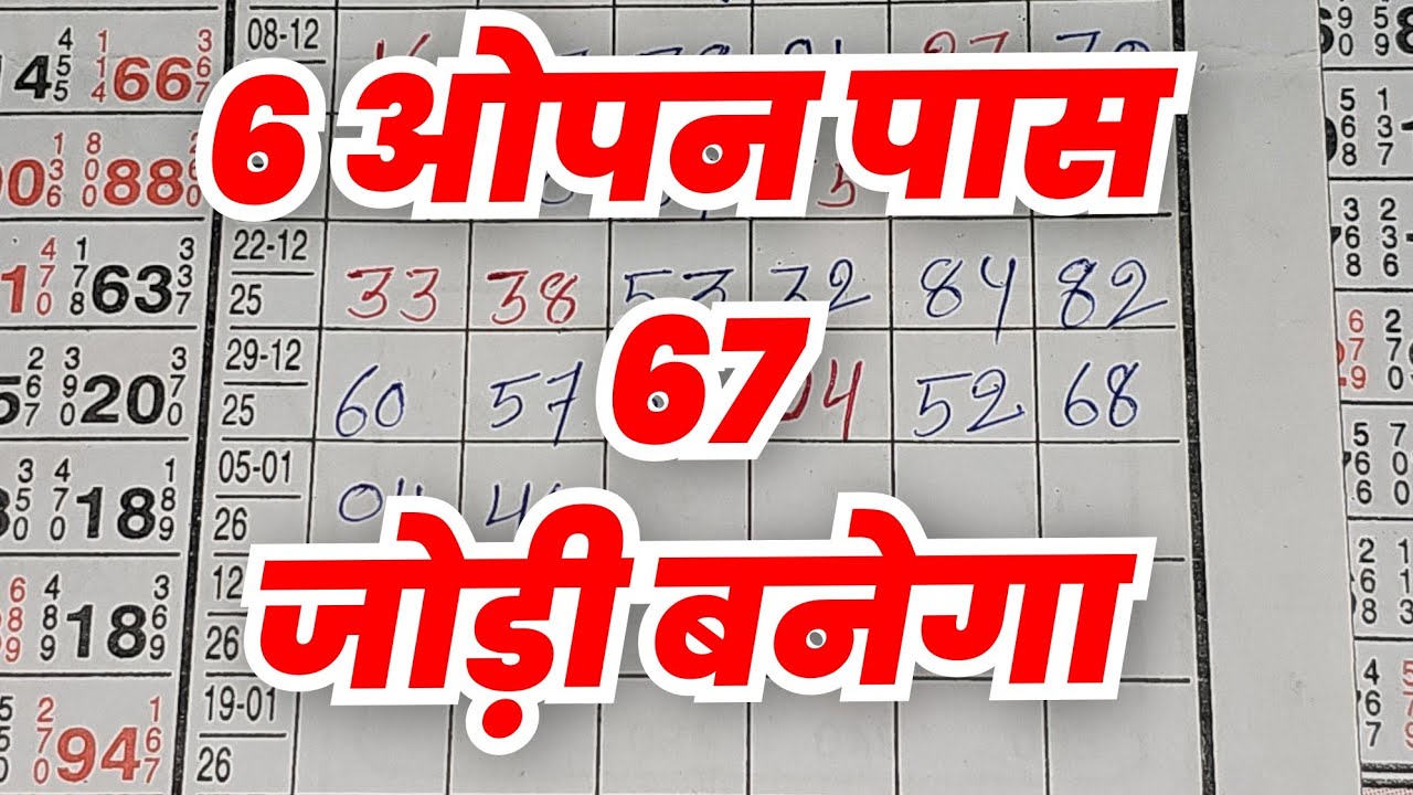 Kalyan Trick Today 07-01-2026 | Kalyan Open & Panel Line