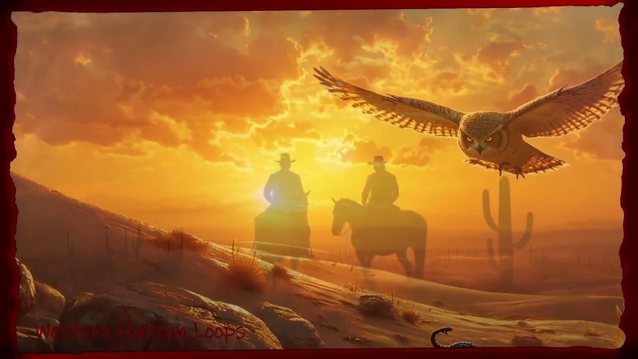 Lofi Western Beats 💤 AI Generated Calm Music for Sleep & Relaxation 🏜️