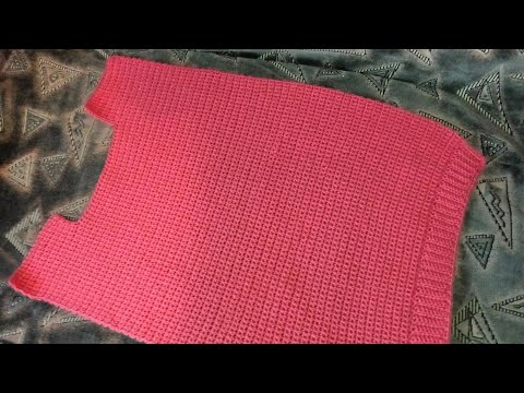 Схема вязания крючком детского свитера