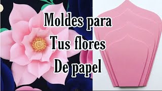 COMO HACER MOLDES PARA FLORES DE PAPEL CARTULINA/FACILES 🌸🌻🌼 - thptnganamst.edu.vn