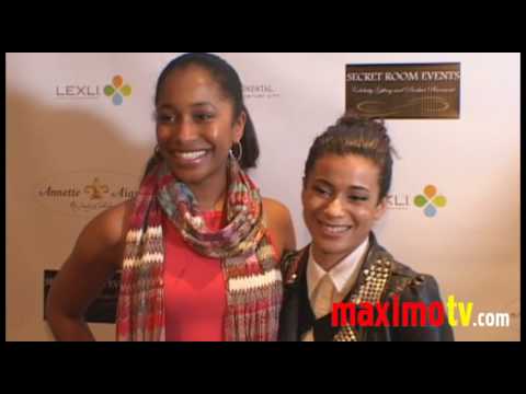 Angelic Zambrana and Amina Robinson (Precious) Arriving at 'Secret Room 2010' March 6, 2010