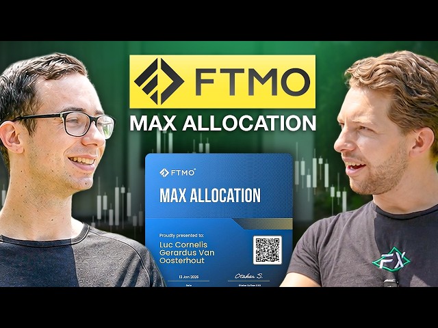 Van 0 naar 320.000 Euro Funding | Hoe Luc Max Allocation bij FTMO Behaalde met Algo Trading -Ep. 232
