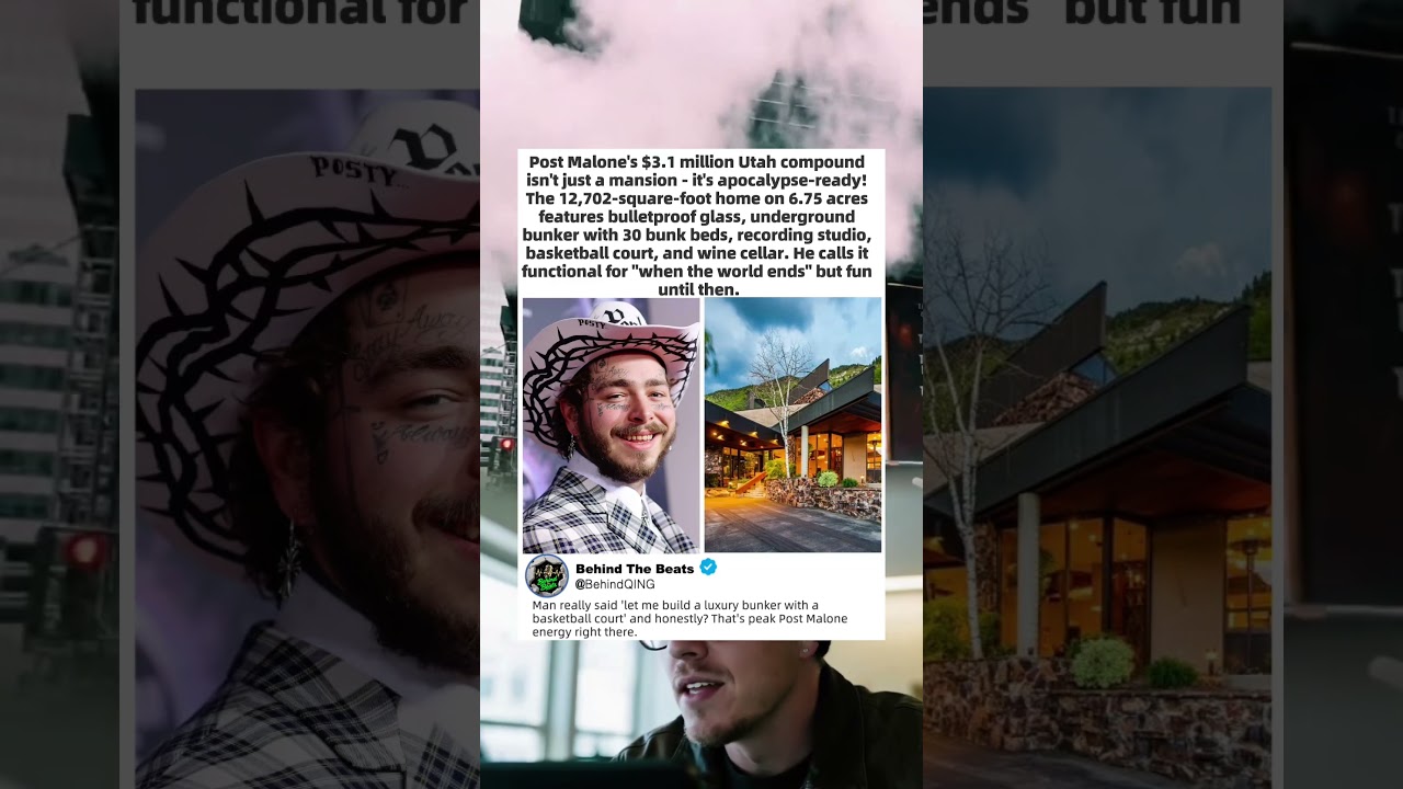 Inside Post Malone's $3M Apocalypse-Ready Utah Fortress.