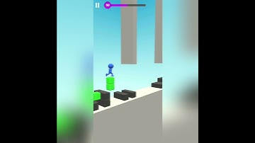 Blocks Stack Surfer - Jump on cubes - Level 19 #Shorts