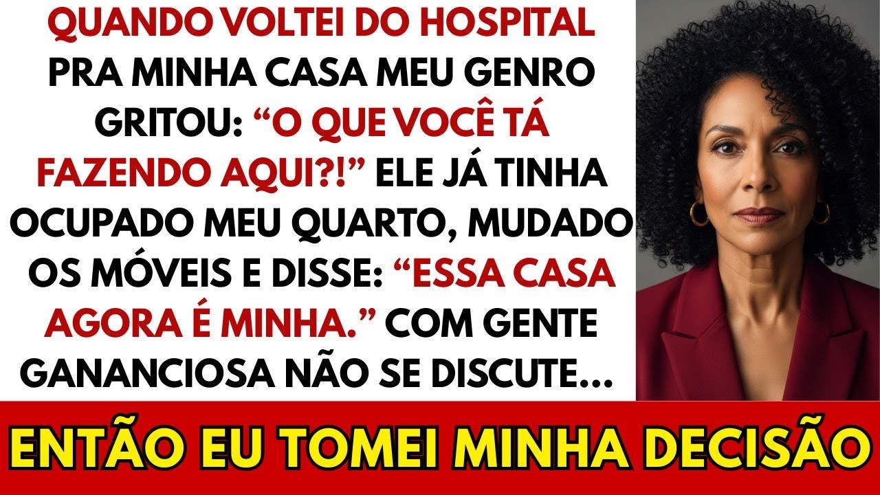 Meu genro abriu a porta e gritou na minha cara: 