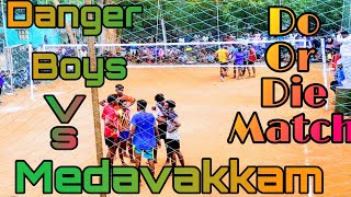 Medavakkam vs Danger boys | 3rd set | do or die match | odhiur volleyball Thournment indianvolleybal