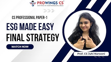 ESG Revision Strategy (1 Month Before Exams) 🔥 Score 70+ with Smart Planning!