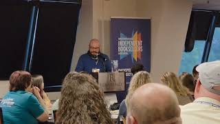 Pitch for DOWNFALL to booksellers at MPIBA Fall Con 2025