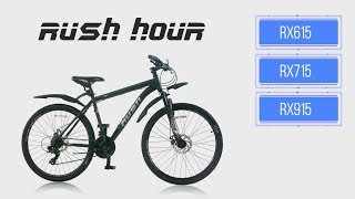 Обзор велосипедов RUSH HOUR RX615, RX715, RX915