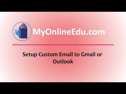 Setup Custom Email or External Email to Gmail or Outlook App