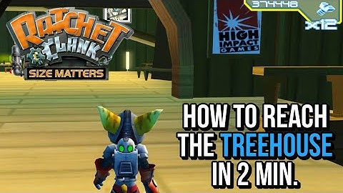 Ratchet & Clank Size Matters PS5 - How to reach the Treehouse without ALL Skill Points