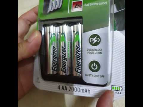 Video Bộ Sạc pin tiểu AA và AAA Energizer Maxi CHVCM4 - có... - youtube