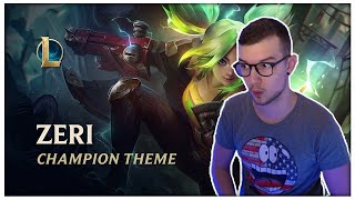 Awesome  Zeri The Spark Of Zaun  Chdanion Theme Reaction agent Reacts