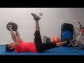 Bajar y subir las piernas en 4 tiempos / abdominal