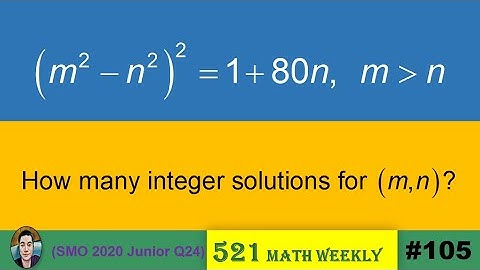 521 Math #105: How many pairs? (Number Theory: modified from SMO 2020 Junior Q24)