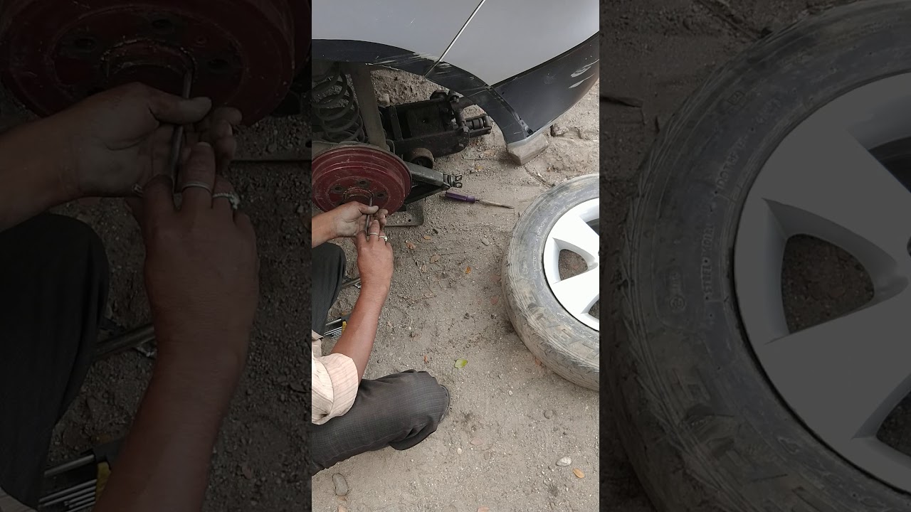 Skoda Fabia Rear brakes shoes Change time. YouTube