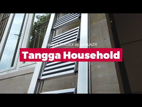 Video Tangga Lipat household 6 step Merk STADEX® by SKALAZ® - youtube