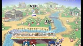 Brawl - 20120115-1 - Sonic vs Marth 1