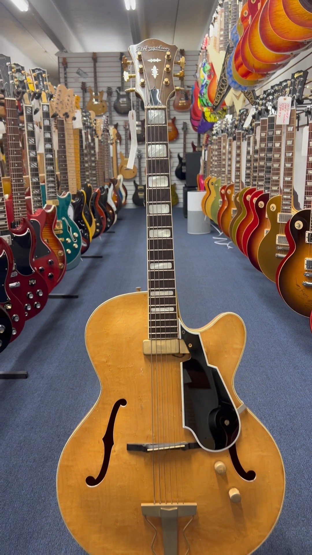 1958 D'Angelico Archtop Jazz Guitar for sale! - YouTube