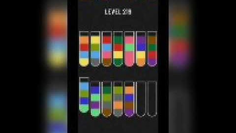 Water sort puzzle level 219