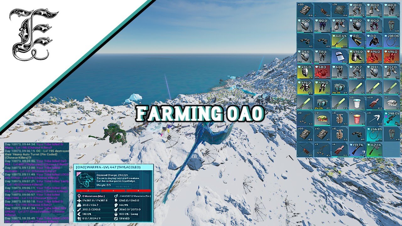 Back On 1x Defending The New Crib Against OaO - Ark Asa Official 1x Pvp