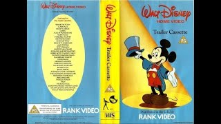 Walt Disney Home Video Trailer Cassette - UK trailer-reel tape VHSRIP (Disney) 1986