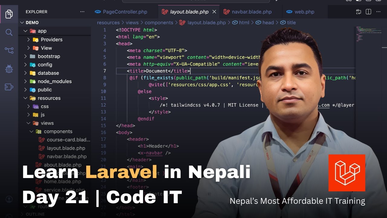 Nepal's Largest Learning IT Platform | Code IT #laravel - YouTube