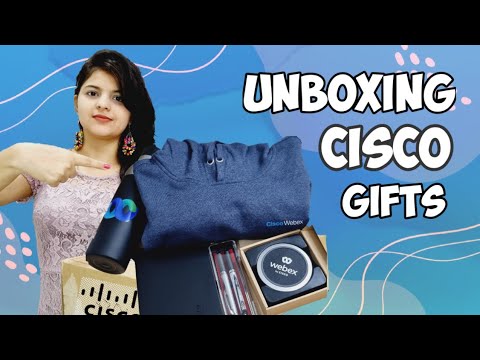 Unboxing Cisco gifts