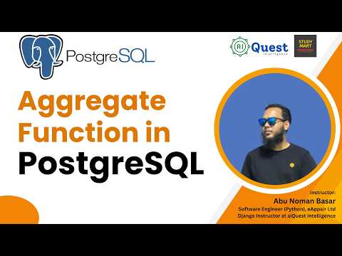 #11 Aggregate Function MAX, MIN, AVG, HAVING (Part-01) | SQL Bangla Course for Professionals