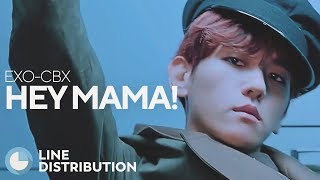 Video thumbnail of "EXO-CBX - Hey Mama! (Line Distribution)"