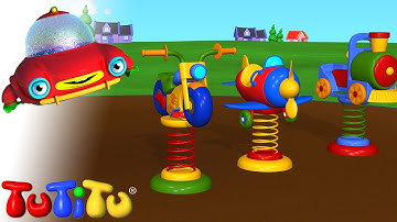 🎁TuTiTu Builds a Spring Toy - 🤩Fun Toddler Learning with Easy Toy Building Activities🍿