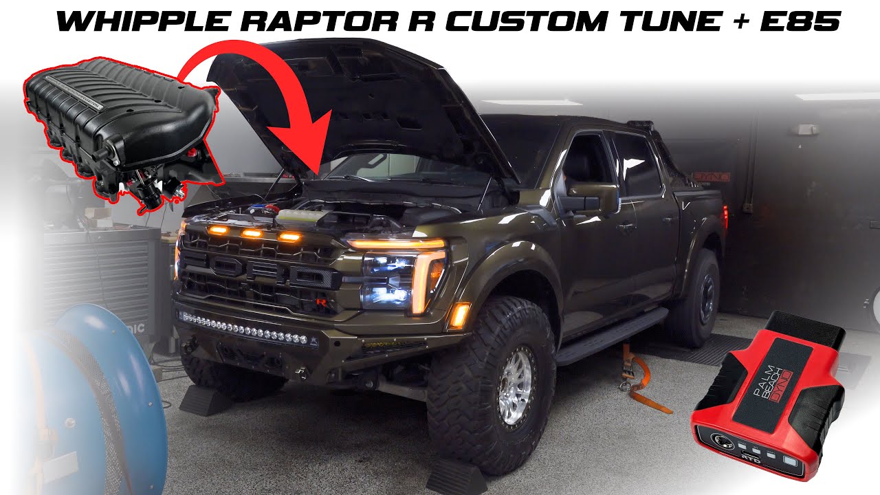 Tuned Raptor R Whipple 3.8L – Pulley Swap & E85 = Huge Power Gains