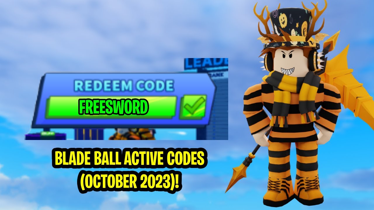 codes de blade ball 2023 outubro 7