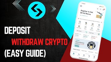 How To DEPOSIT Or WITHDRAW Crypto On BITGET Exchange Mobile App |  Tutorial !