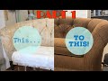 DIY - Upholstering A Sofa PART 1: Stripping Fabric