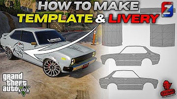 HOW TO MAKE TEMPLATE AND LIVERY OF ANY CAR WITH ZMODELER 3 FOR GTA 5 | LIVERY SUPPORT | URDU\HINDI