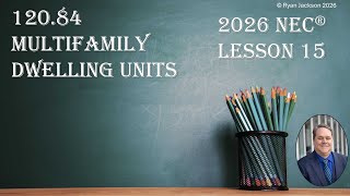 100 Days of 2026 NEC Changes Day 15: 120.84 Multifamily Dwelling Units