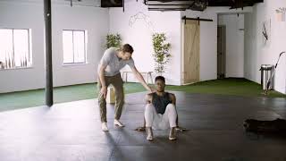 Reverse Crab Crawl to Sandbag Pull