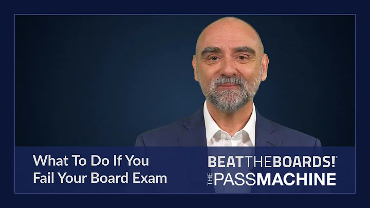 What To Do If You Fail Your Board Exam