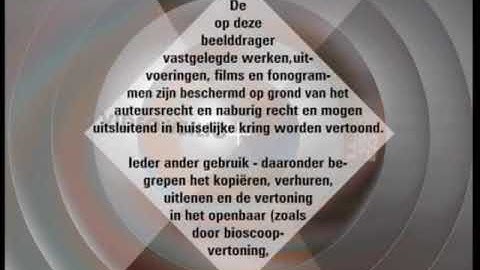 Baf DVD Video Veilig - 1995 auteursrecht waarschuwing (klassieke versie)