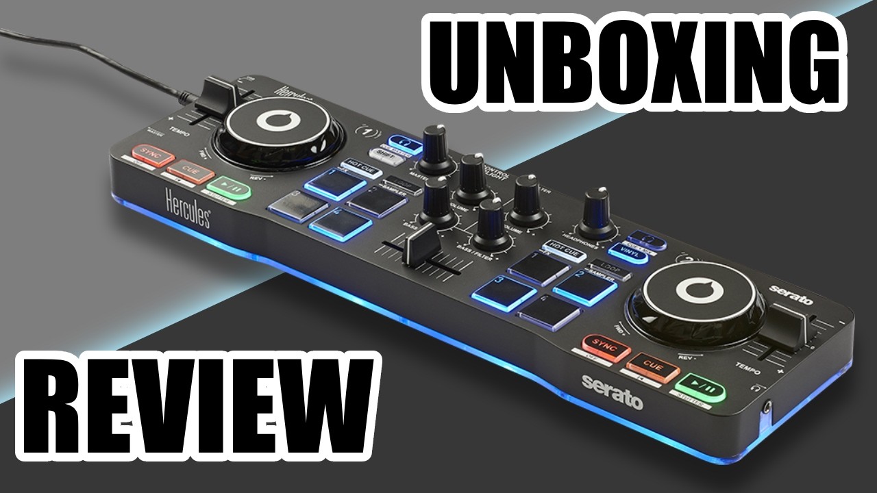 Hercules DJControl Starlight | Unboxing y Características Principales (Review 2025)