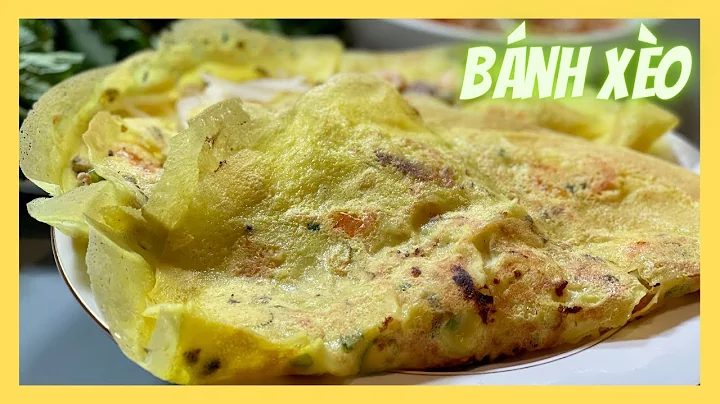Traditional Vietnamese Sizzling Crepes | Pancakes  (bánh xèo)