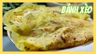 Traditional Vietnamese Sizzling Crepes | Pancakes  (bánh xèo)