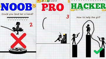 NOOB vs PRO vs HACKER in Draw 2 save