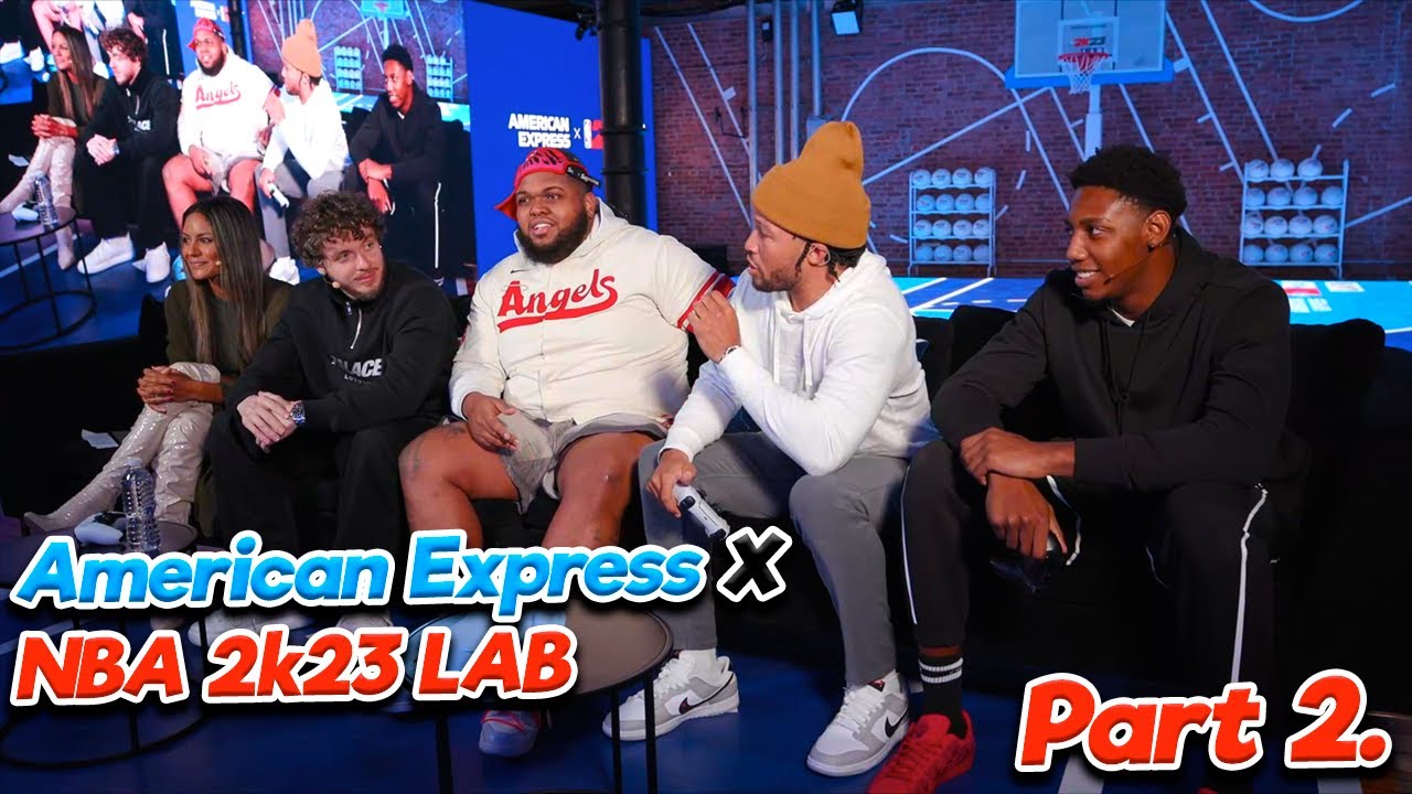 Jack Harlow and Druski Roast NBA Players American Express Event NBA 2k23