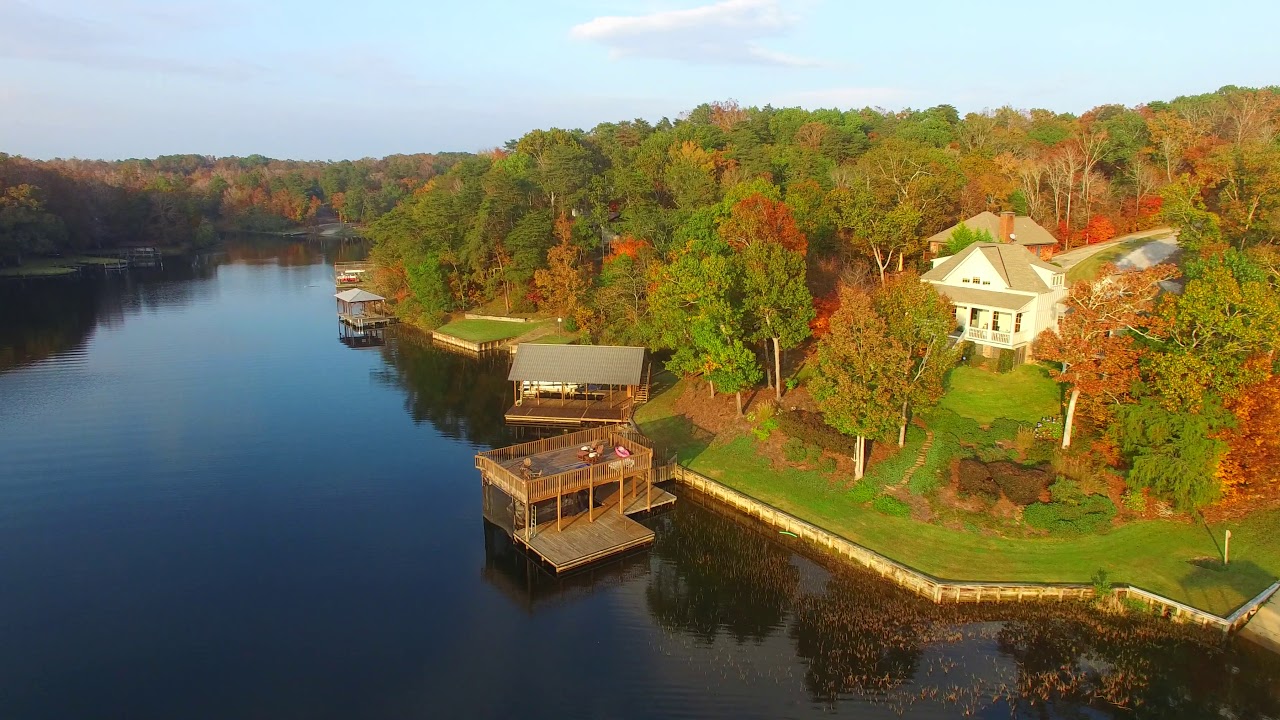 Lake Tuscaloosa Fall drone footage YouTube