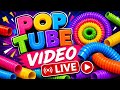 Relaxing Voicing of POP tube l Diy( live) #live #asmr #satisfying